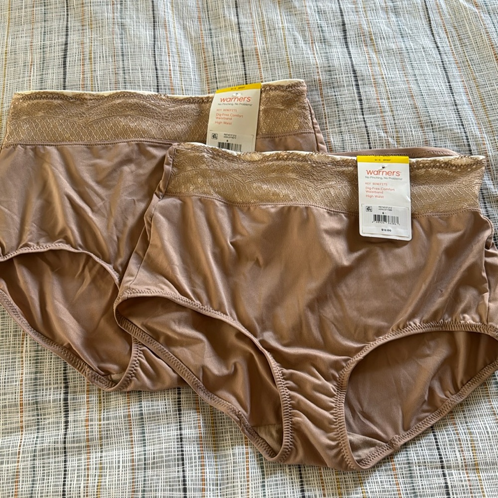 Bundle of 2 Médium briefs , high waist, front laced